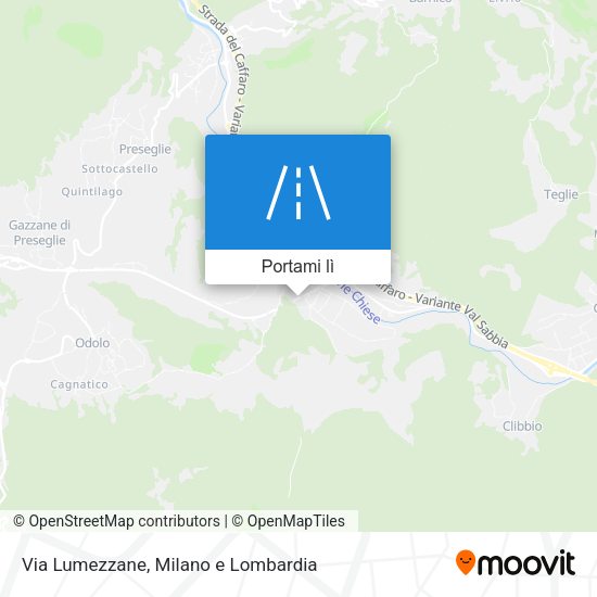Mappa Via Lumezzane