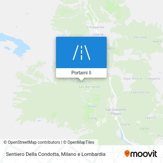 Mappa Sentiero Della Condotta