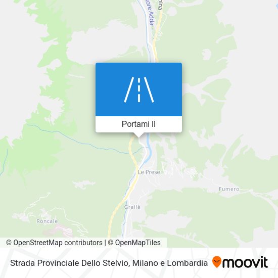 Mappa Strada Provinciale Dello Stelvio