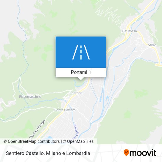 Mappa Sentiero Castello