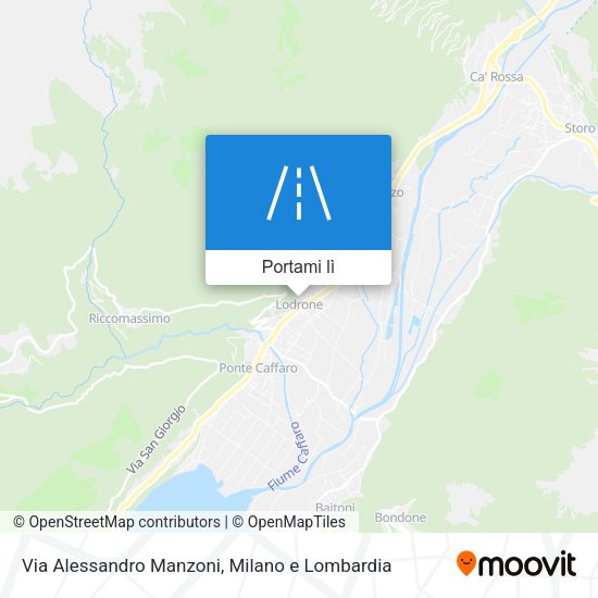 Mappa Via Alessandro Manzoni