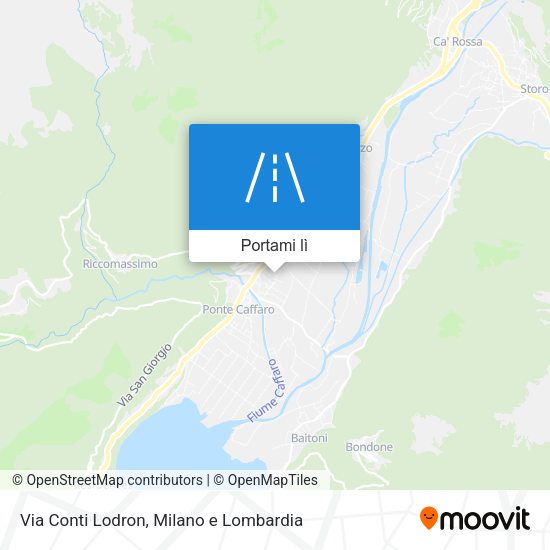 Mappa Via Conti Lodron