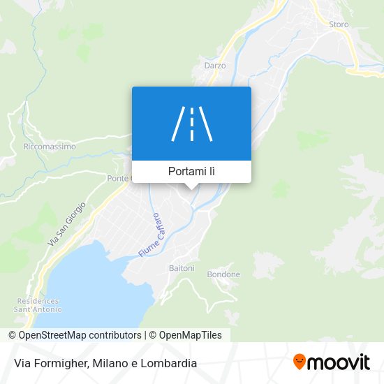 Mappa Via Formigher