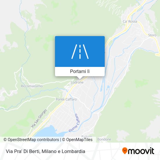Mappa Via Pra' Di Berti