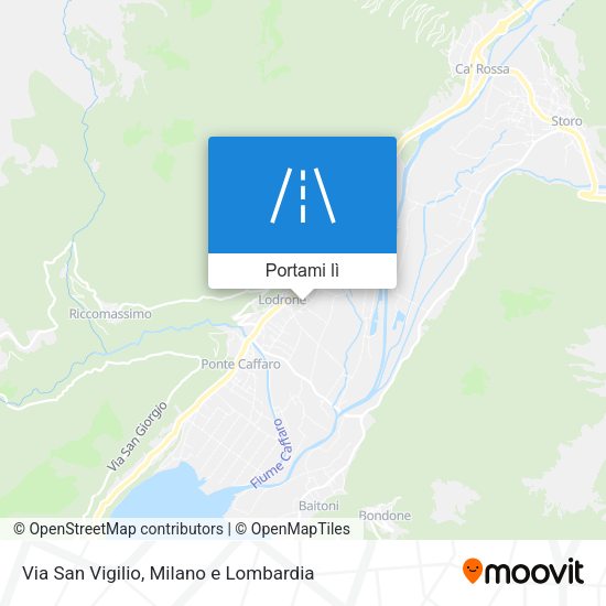 Mappa Via San Vigilio
