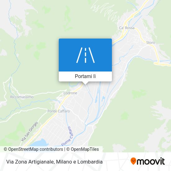 Mappa Via Zona Artigianale