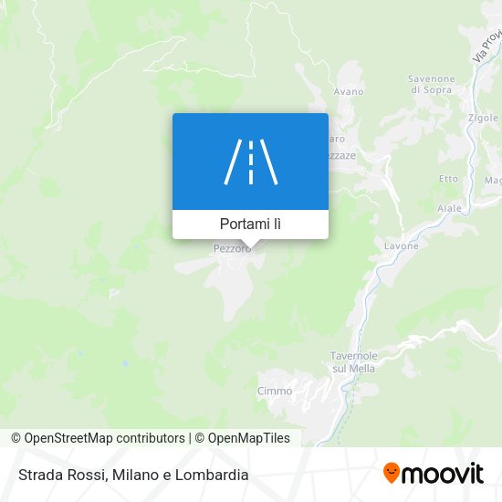 Mappa Strada Rossi