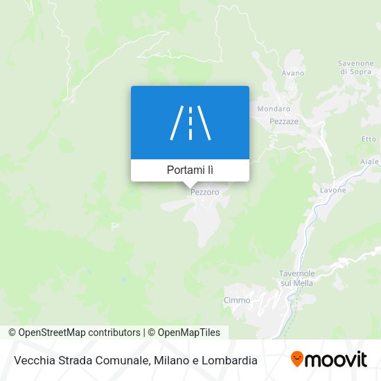 Mappa Vecchia Strada Comunale