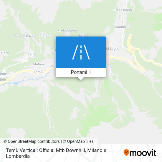 Mappa Temù Vertical: Official Mtb Downhill