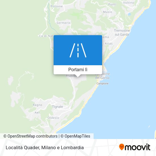 Mappa Località Quader