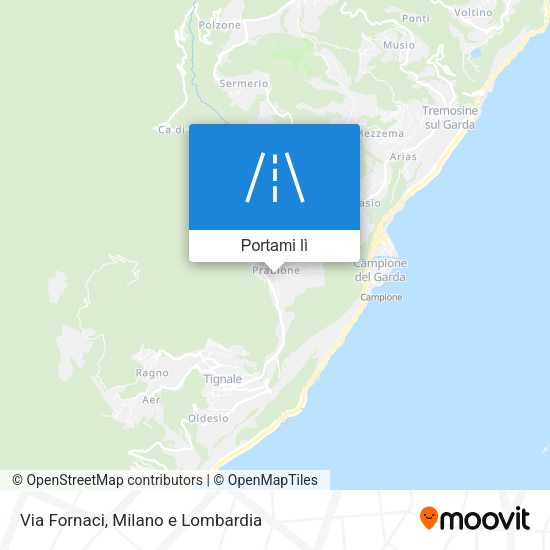 Mappa Via Fornaci