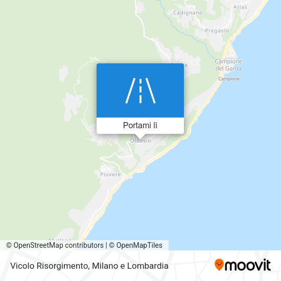 Mappa Vicolo Risorgimento