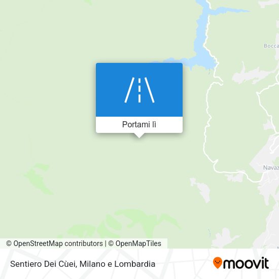 Mappa Sentiero Dei Cùei