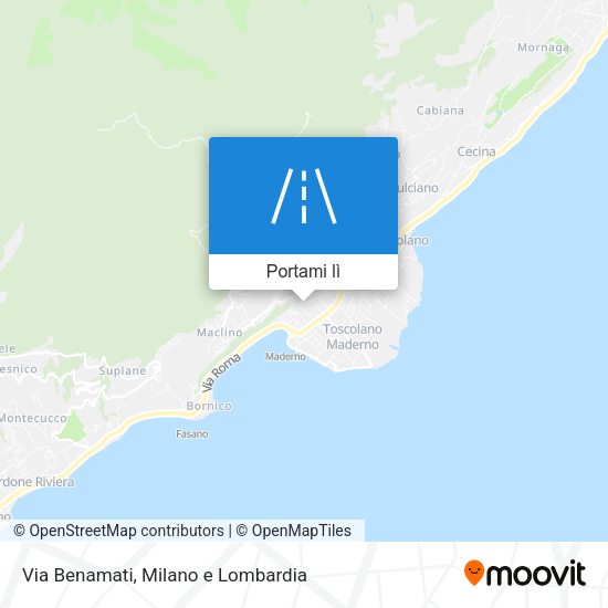 Mappa Via Benamati