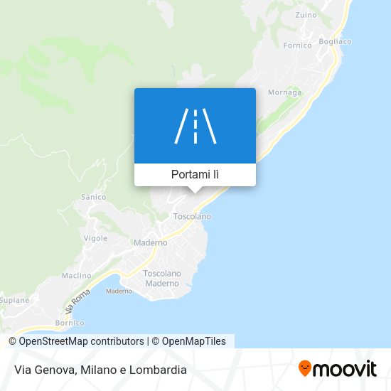 Mappa Via Genova