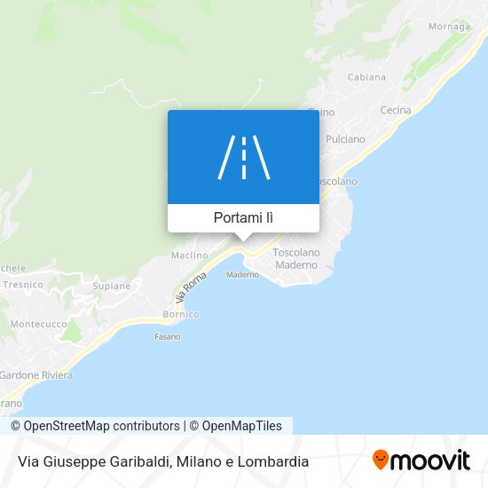 Mappa Via Giuseppe Garibaldi