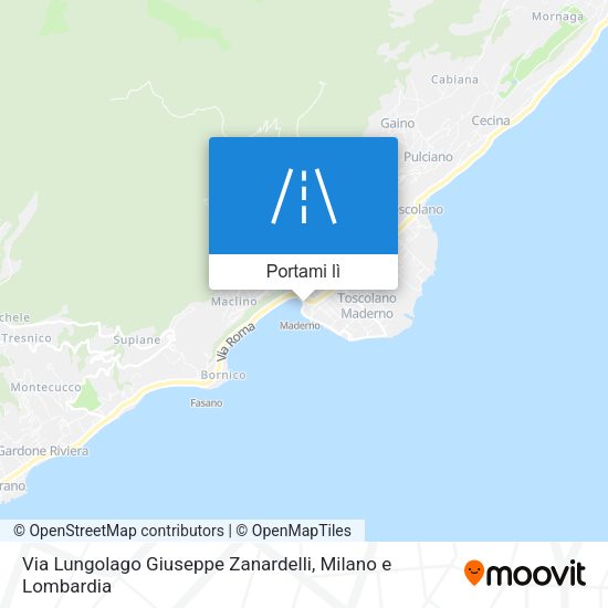 Mappa Via Lungolago Giuseppe Zanardelli
