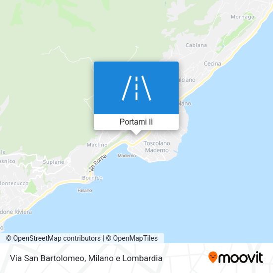 Mappa Via San Bartolomeo