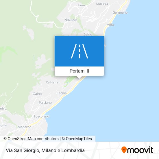 Mappa Via San Giorgio