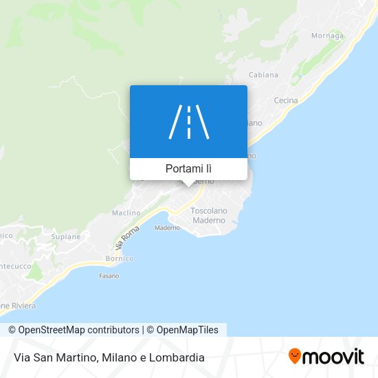 Mappa Via San Martino