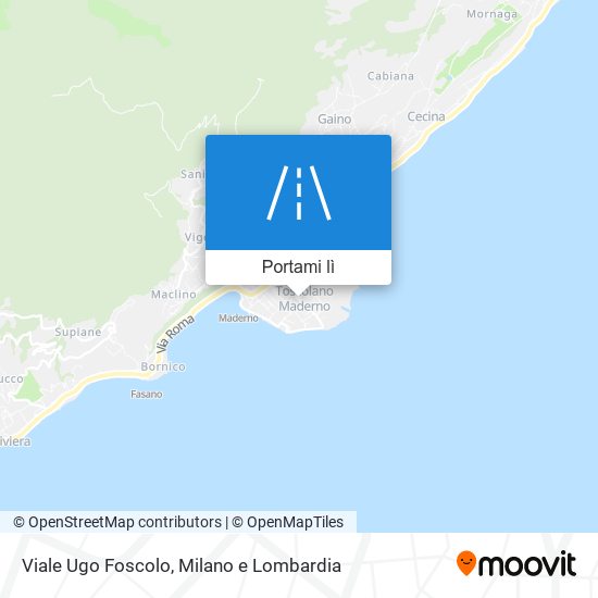 Mappa Viale Ugo Foscolo