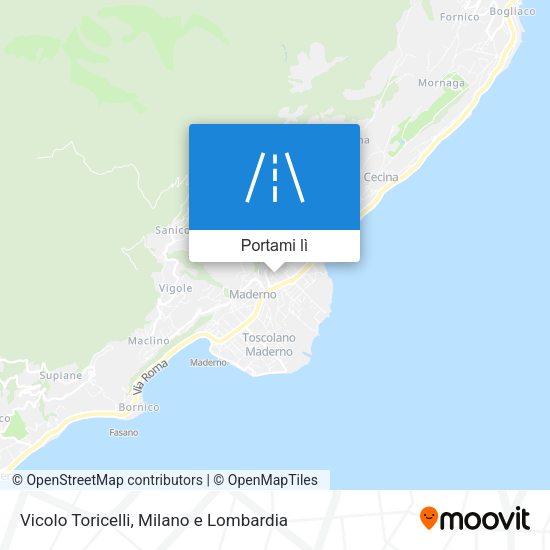 Mappa Vicolo Toricelli