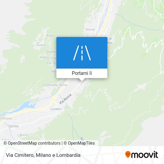 Mappa Via Cimitero