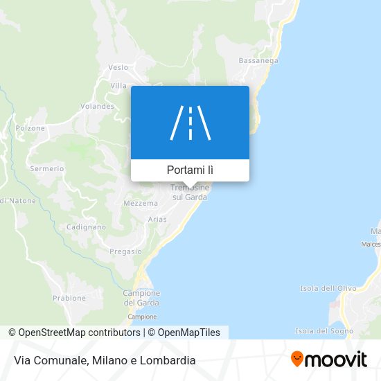Mappa Via Comunale