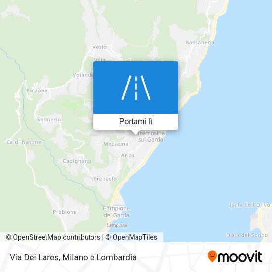Mappa Via Dei Lares