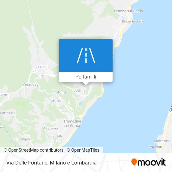Mappa Via Delle Fontane