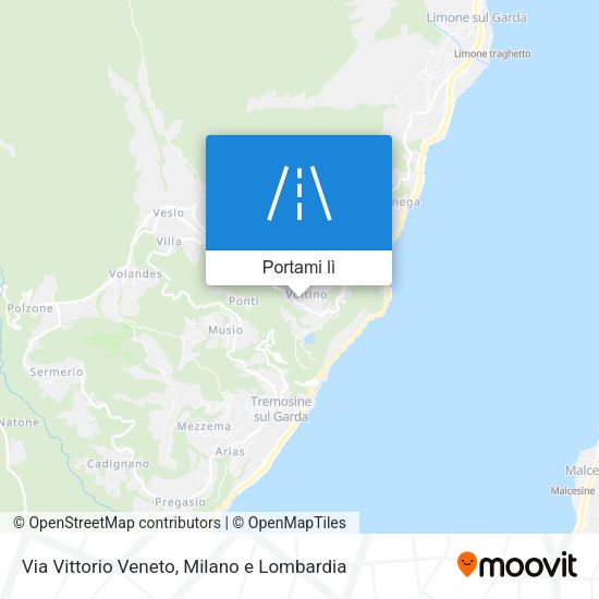 Mappa Via Vittorio Veneto