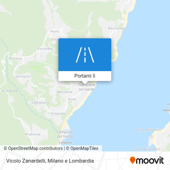 Mappa Vicolo Zanardelli