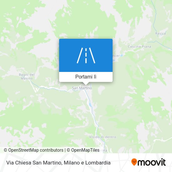 Mappa Via Chiesa San Martino