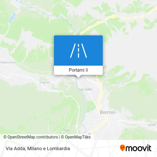 Mappa Via Adda