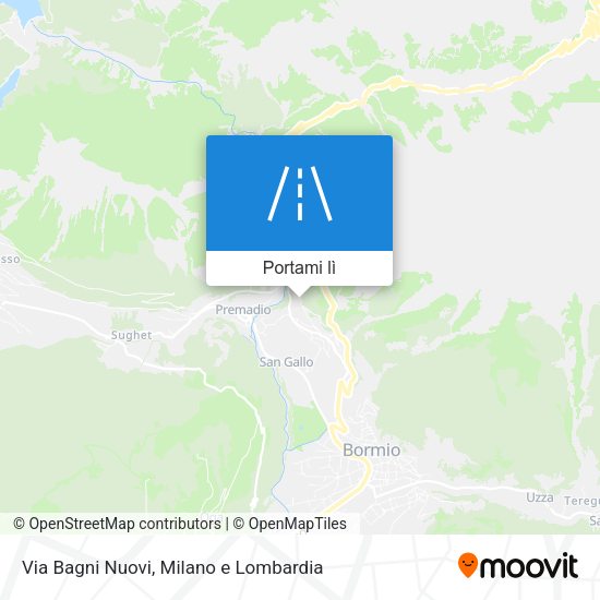 Mappa Via Bagni Nuovi