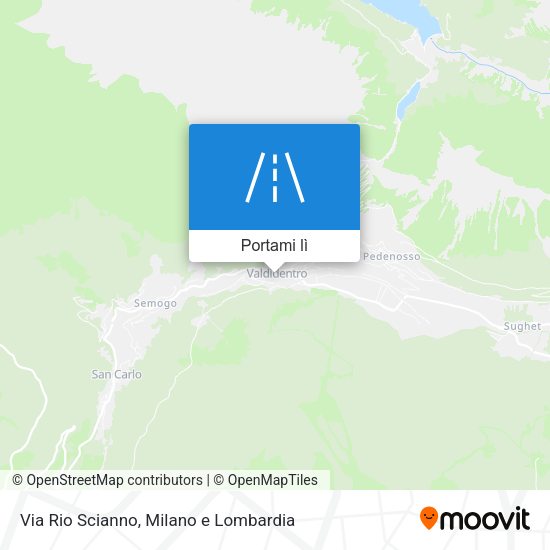 Mappa Via Rio Scianno