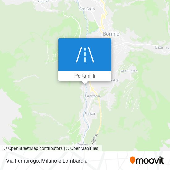 Mappa Via Fumarogo