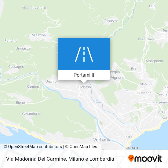 Mappa Via Madonna Del Carmine