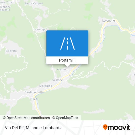 Mappa Via Del Rif