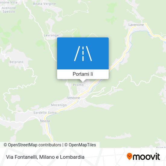Mappa Via Fontanelli