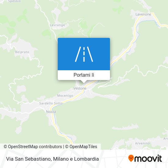 Mappa Via San Sebastiano
