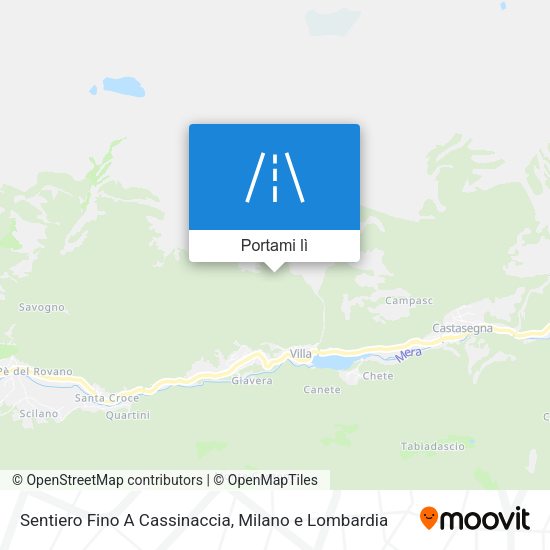 Mappa Sentiero Fino A Cassinaccia