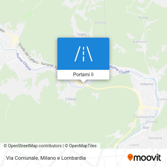 Mappa Via Comunale