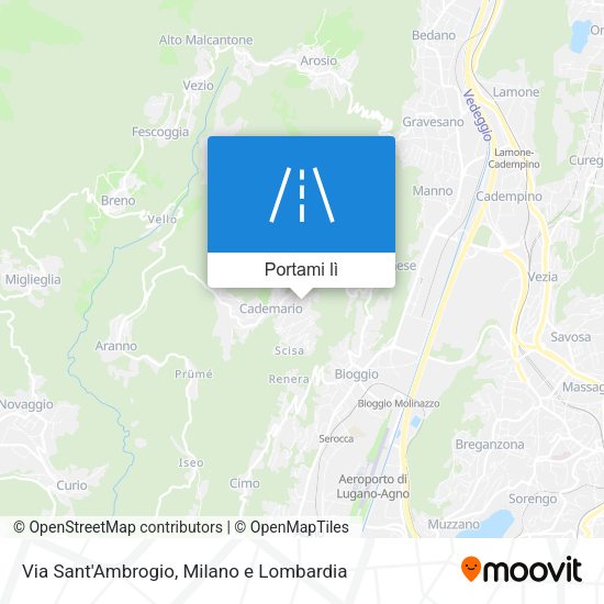 Mappa Via Sant'Ambrogio