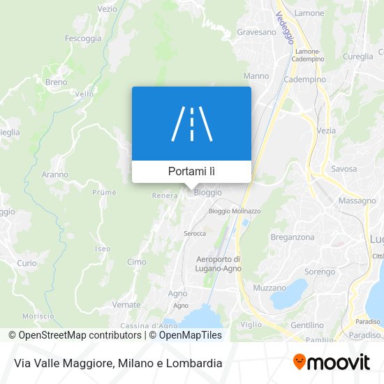 Mappa Via Valle Maggiore