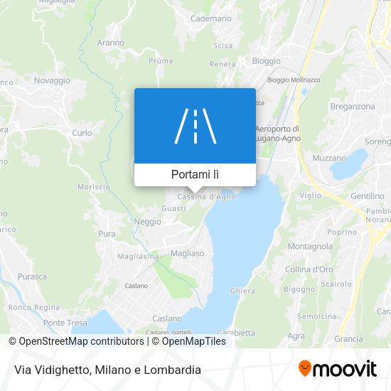 Mappa Via Vidighetto