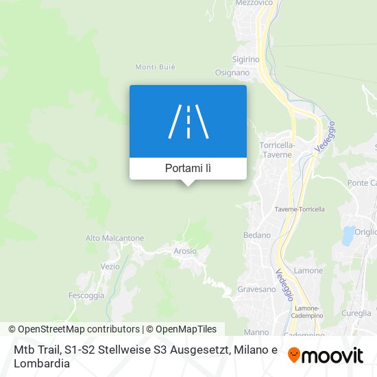 Mappa Mtb Trail, S1-S2 Stellweise S3 Ausgesetzt