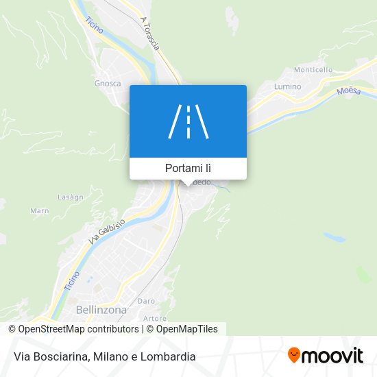 Mappa Via Bosciarina