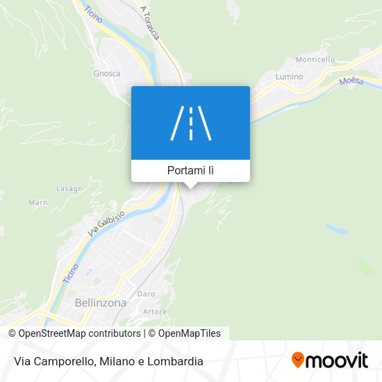 Mappa Via Camporello