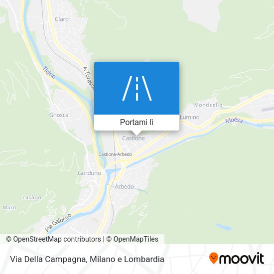 Mappa Via Della Campagna